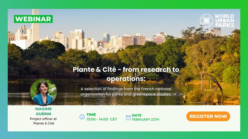 Plante & Cité – from research to operations