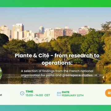 Plante & Cité – from research to operations