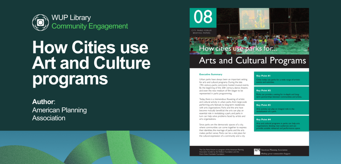 How Cities use Art and Culture programs How Cities use Art and Culture programs