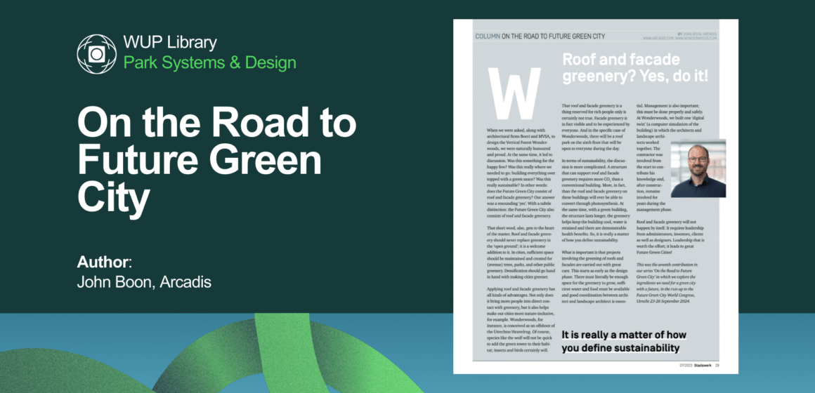 On the Road to Future Green City On the Road to Future Green City